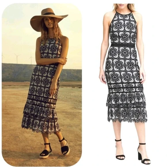 chinese dress ladies Lace Banana Midi Dress  The RiverLane